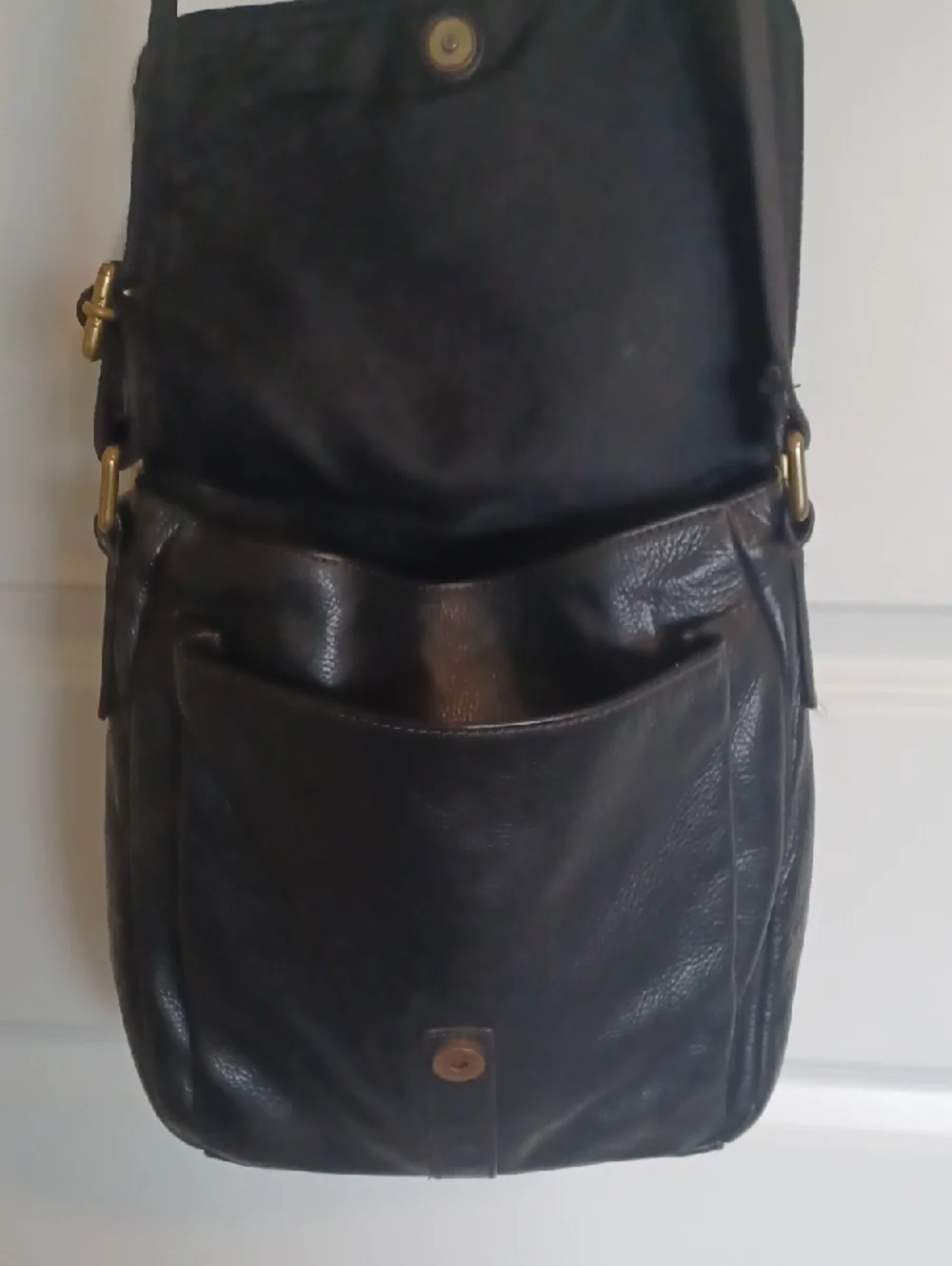 Fossil Travis City Bag Leather Messenger - Picture 6 of 12